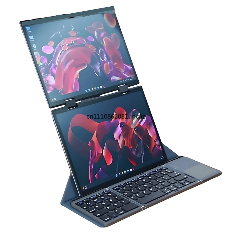 Novo Laptop com Tela Dupla de 10.5 + 10.5 Polegadas, Barato, Laptop YOGA 360 Flip Portátil com Windows 11 para Escritório e Negócios