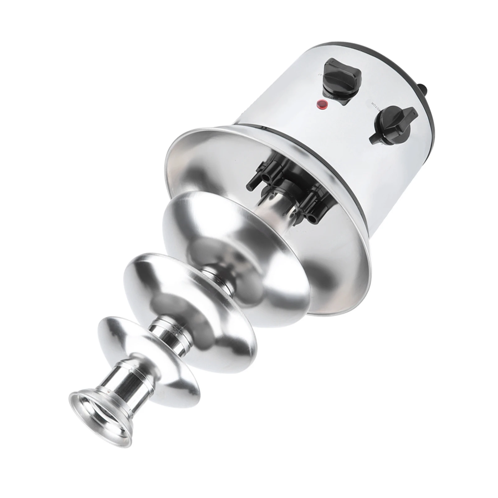 ماكينة صهر الشوكولاتة الكهربائية 4 طبقات، نافورة صانع الفوندو، قابس الاتحاد الأوروبي، 220 فولت