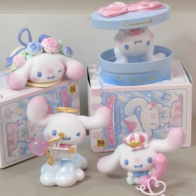 

TOPTOY Cinnamoroll New Blind Box Full Of Love Series Sanrio Trendy Figurine Doll Desktop Ornament For Adult Collector