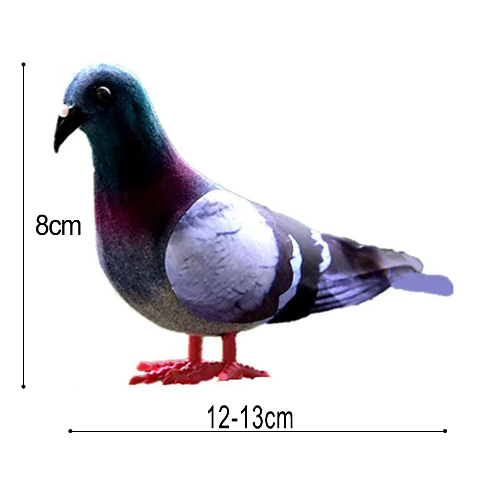 1pc Simulation Pigeon Model Simulation Foam Pigeon Model Fake Artificial Imitation Bird Garden Ornament Lifelike Educational Toy