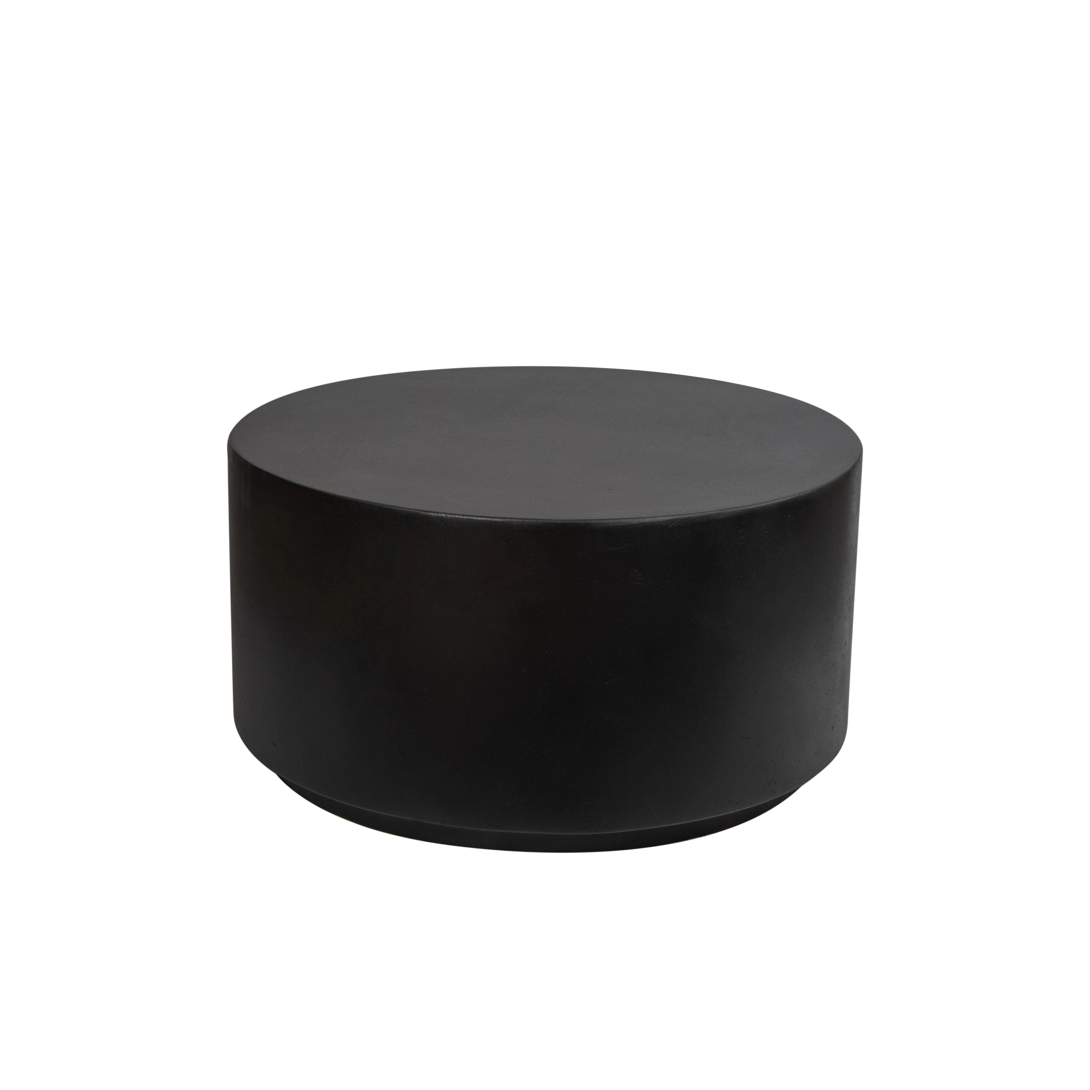 

Simple modern round cement coffee table light luxury small apartment living room creative sofa tea table hotel outdoor low table