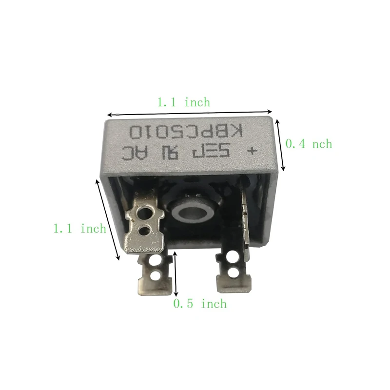 6PCS/Lot KBPC5010 Diode Bridge Rectifiers Diodes 50A 1000V KBPC 5010 power rectifier diode electronic components