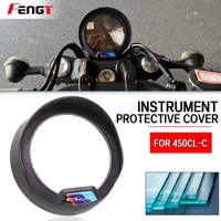 Para CFMOTO 450CLC 450CL-C sombrero de instrumento de motocicleta visera cubierta de medidor protector conectividad cubierta de protección de pantalla clc 450