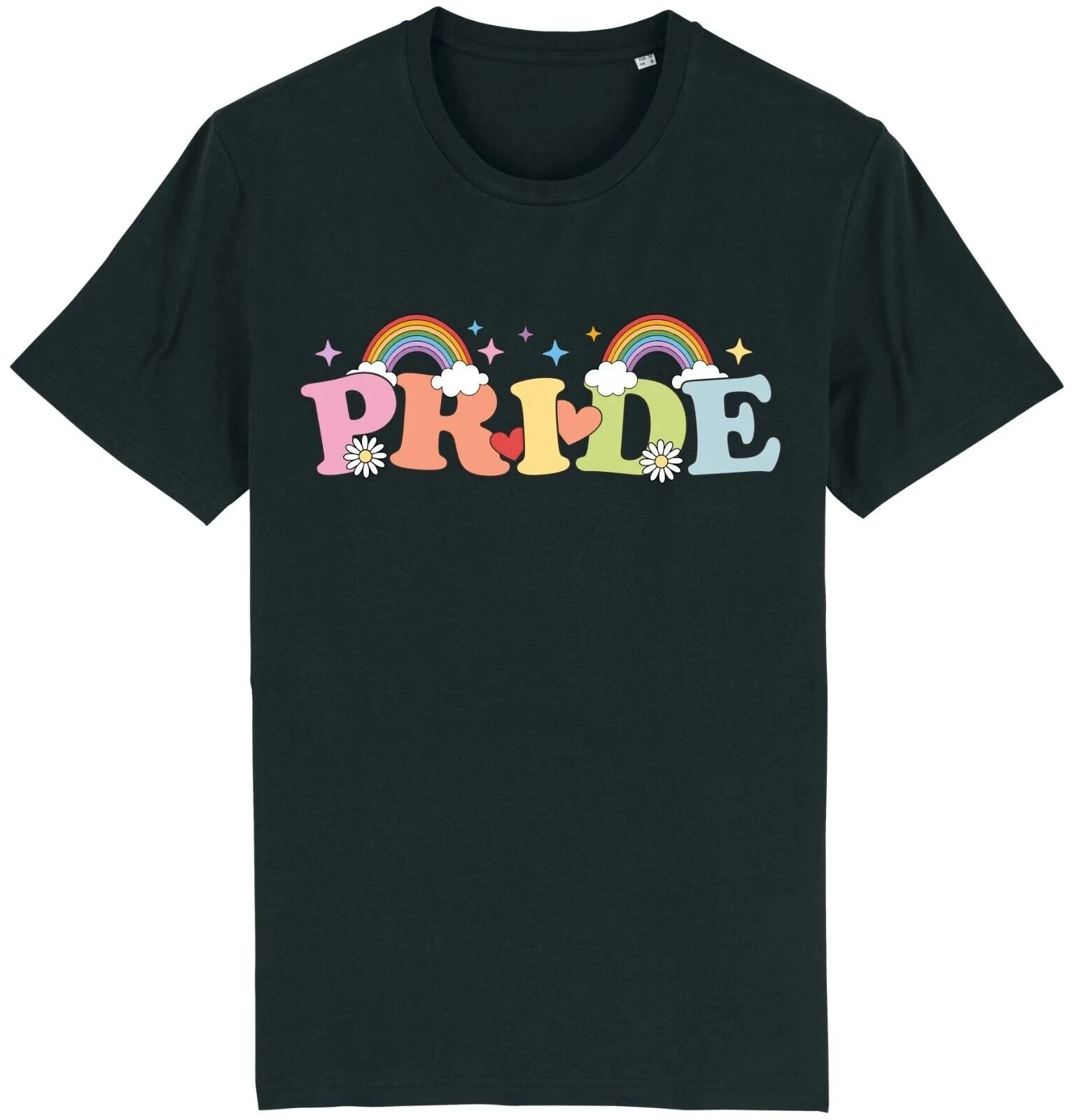 Men's Summer Fashion Casual Short-sleeved Shirt  Pride T-shirt Lgbtq+ Gay Trans Pride Awareness Month Rainbow Love Proud