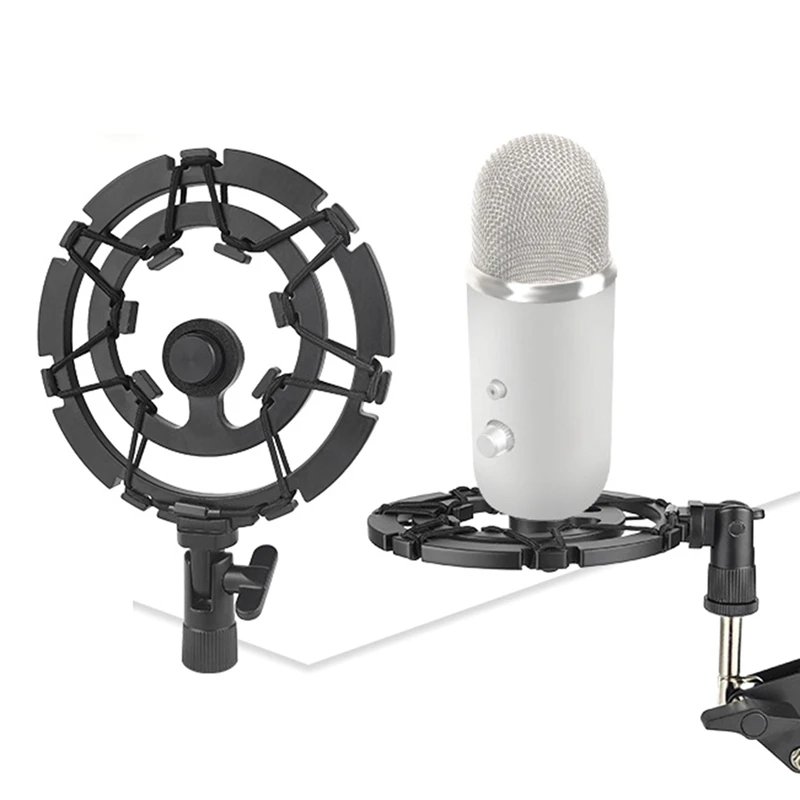 Universal Microphone Shock Mount Alloy Shock Mount Shock Noise And Shock Reduces Vibration Boom Arm Mic Stand