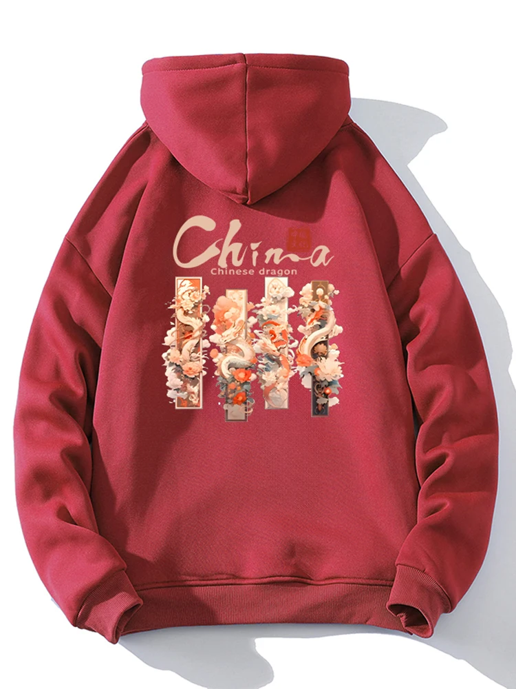 

Утепленная флисовая толстовка с длинным рукавом для мужчин, повседневная куртка на осень-зиму, новинка к Году Дракона, бренд KaoTing, хлопок/полиэстер