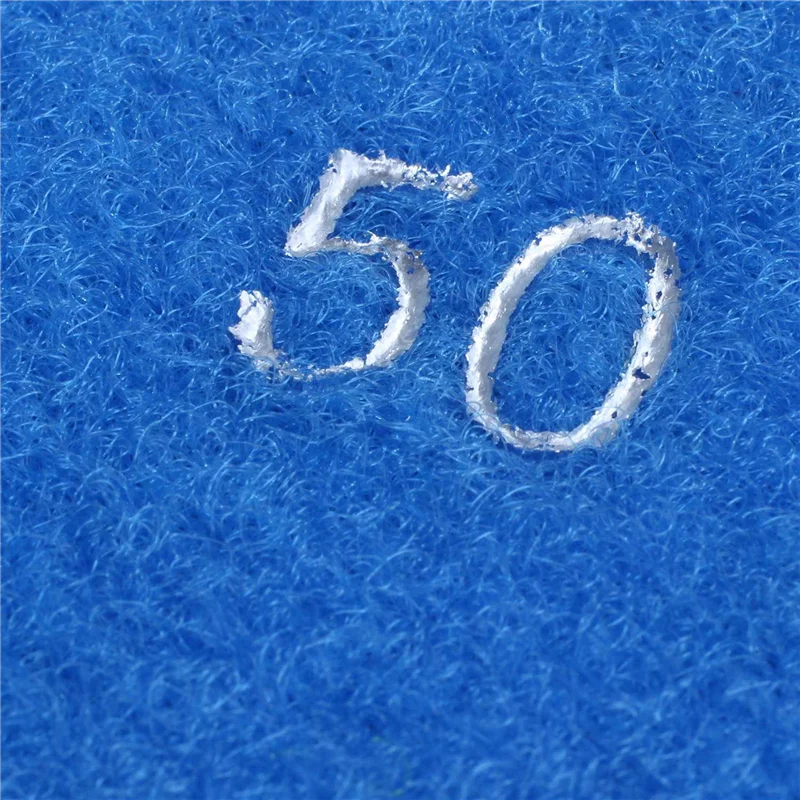 10 個 5 インチ 125 ミリメートルウェットダイヤモンド研磨パッド大理石花崗岩グリット 50