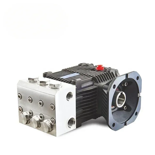 PINFL Stainless Steel Triplex Plunger Pump With Motor For Desalination Plant 100bar 30Lpm