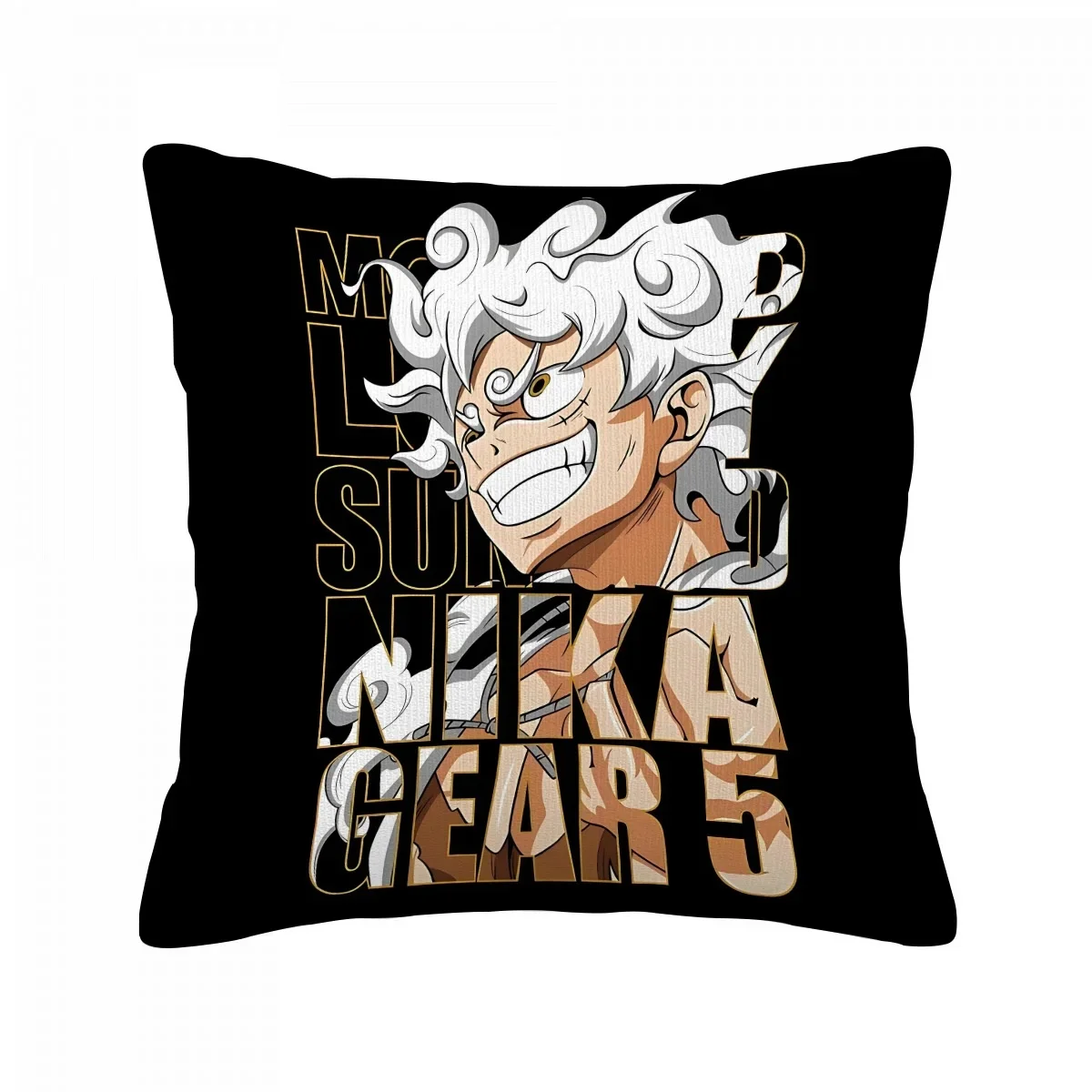 Single Anime One Piece Design Pillowcase Decorative Cushion Cover For Sofa Living Room And Bedroom Sleeping Home Decor