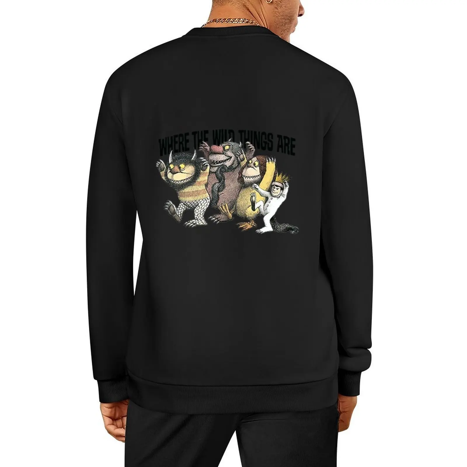 

WHERE THE WILD THINGS ARE Pullover fashion men blouse men's sweat-shirt anime clothes sweatshirts for men