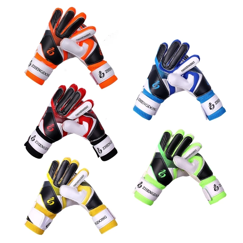 

Strong Grip Goalie Soccer Gloves Finger Protections Non-Slip Protective Gloves