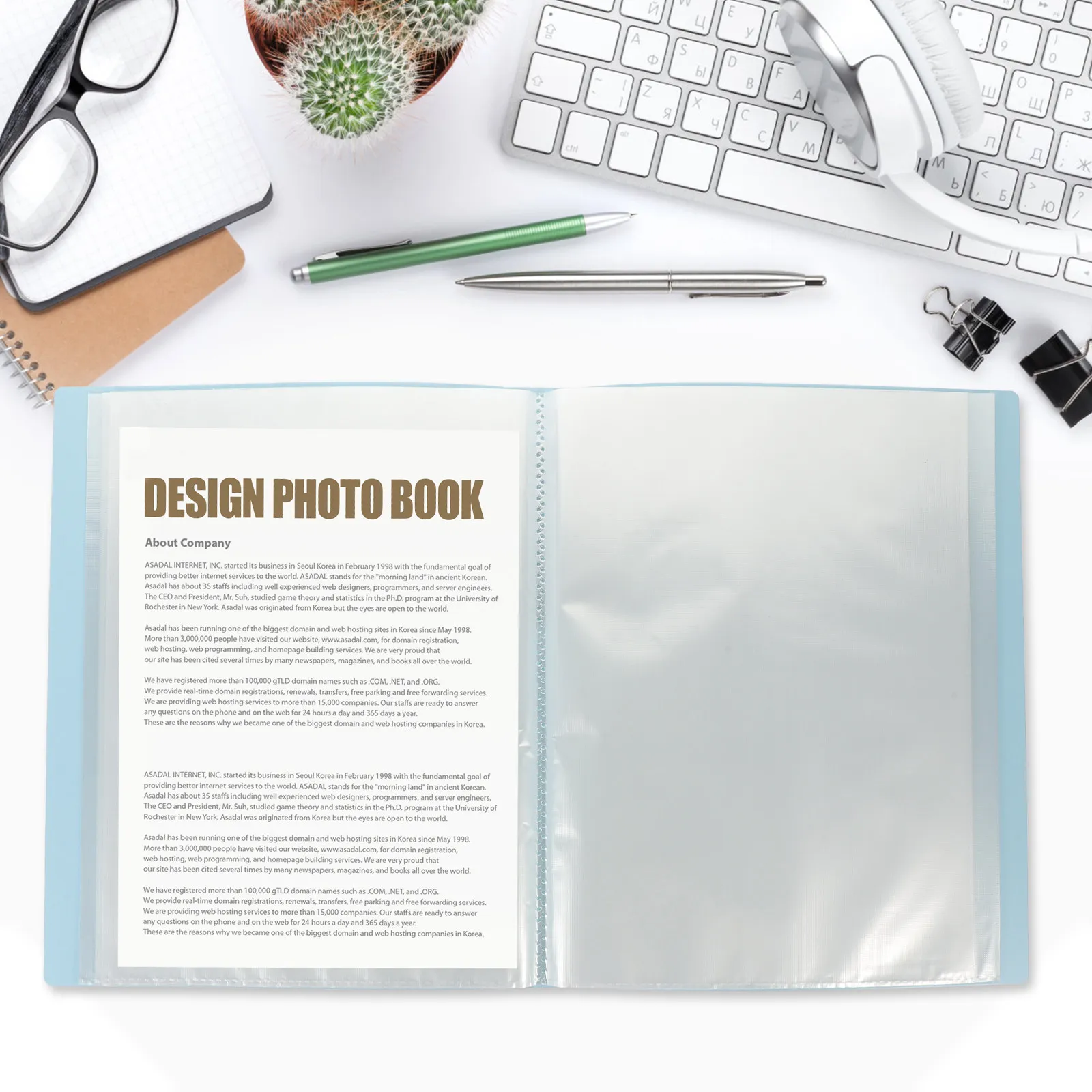Transparent File Folder Organizer for Documents Notes Business Files Office Home School Use Vertical Insert Single Page