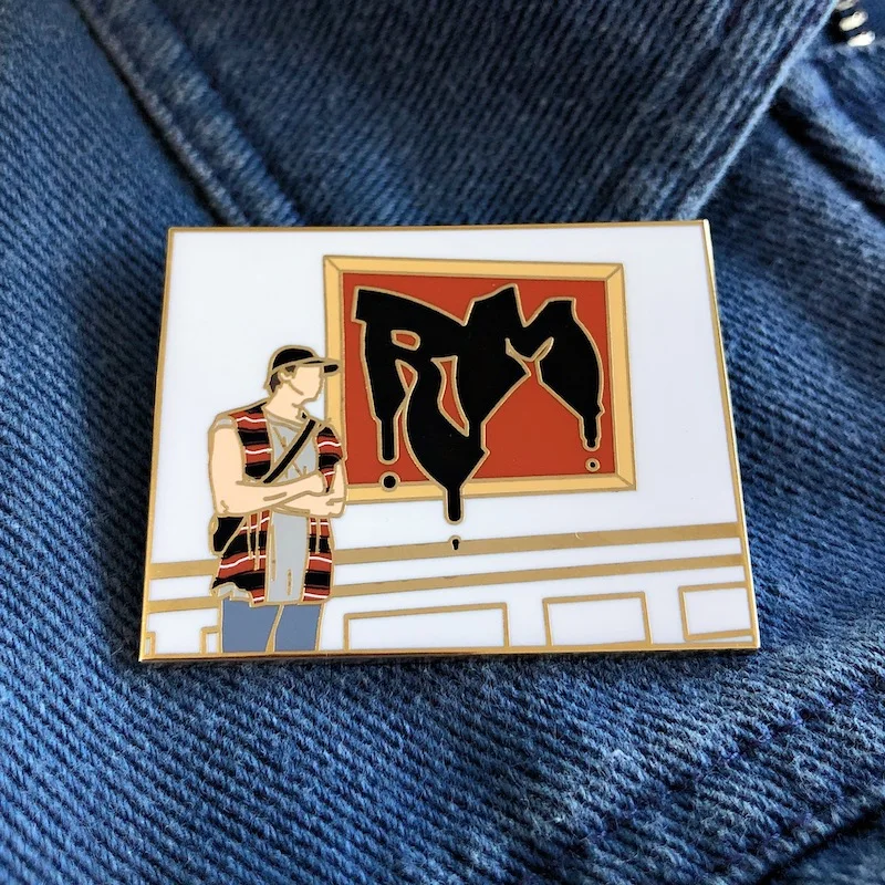 Hard Enamel Badge Brooch for Male, Cool Handsome Lapel Pin, Gold Metal Pins, Kore Super Star, Fans Cloth Accessory, Wholesale