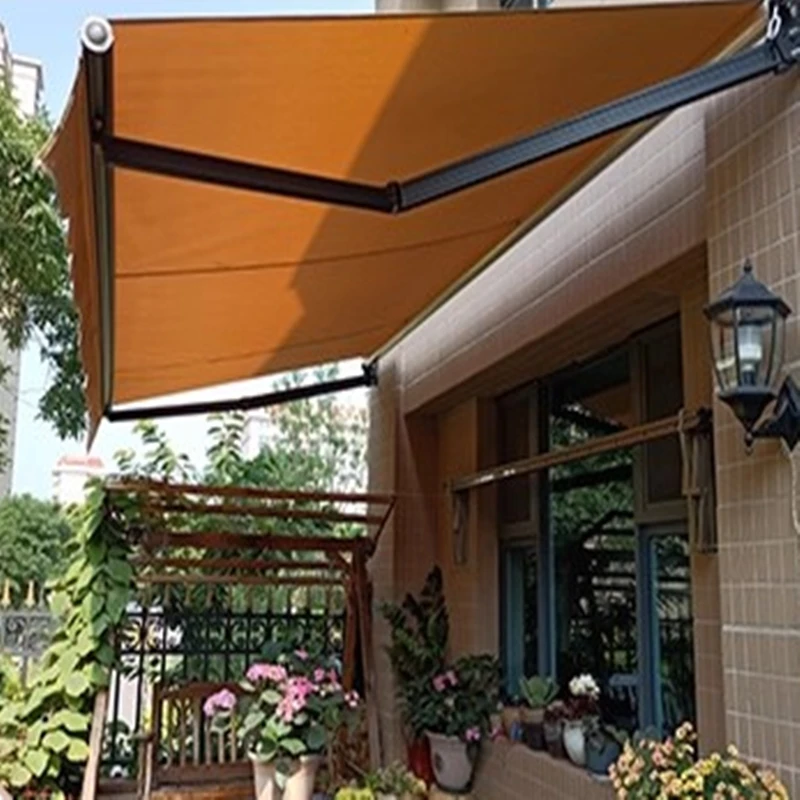 

Factory-Direct Aluminum Retractable Awnings for Balconies Waterproof Outdoor Folding Awnings in Multiple Colors