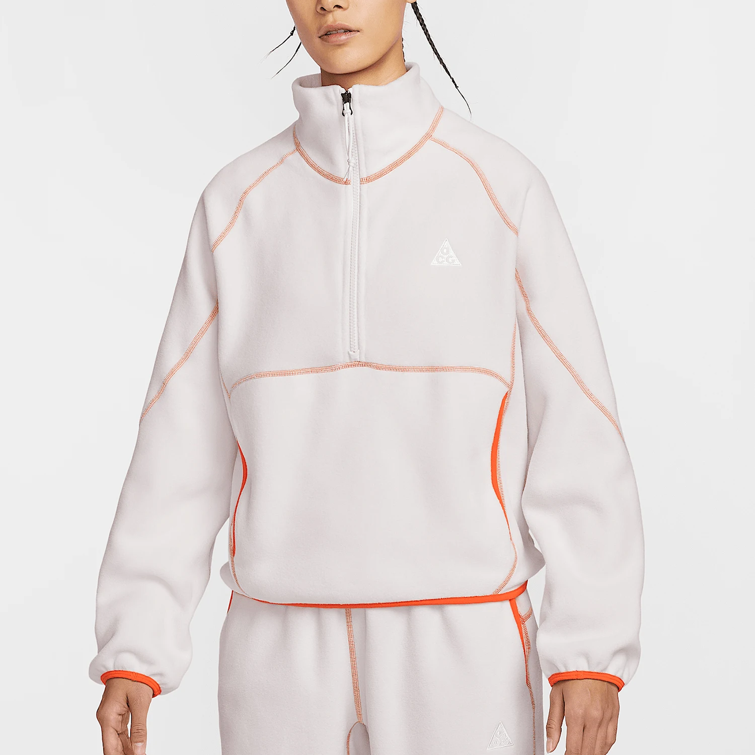 Nike genuine Autumn New Women's Patchwork Sport Loose Warm Top HJ0238-030