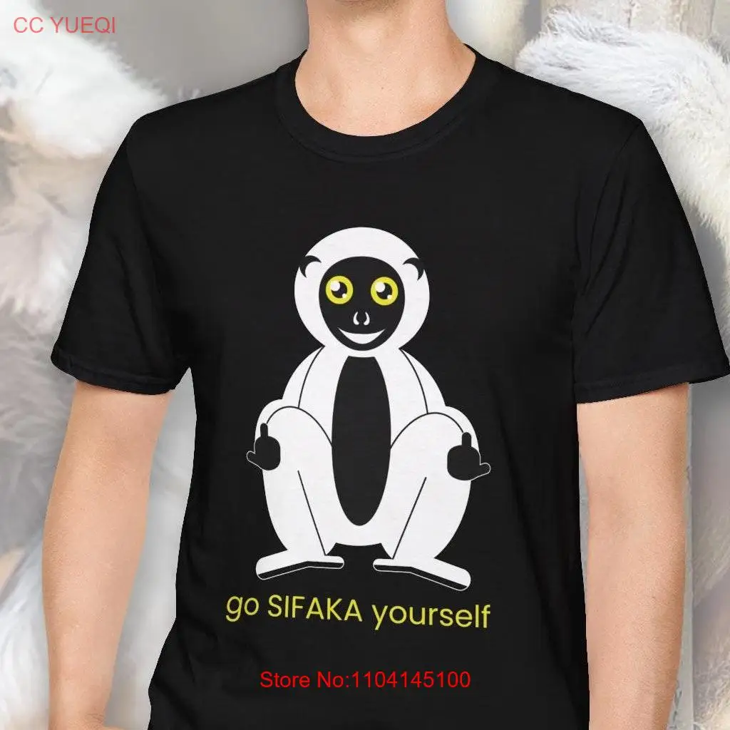 مضحك سيفاكا ليمور تي شيرت Zookeeper الفكاهة الحيوان عاشق الحياة البرية الابتدائية أعلى طويلة أو قصيرة الأكمام