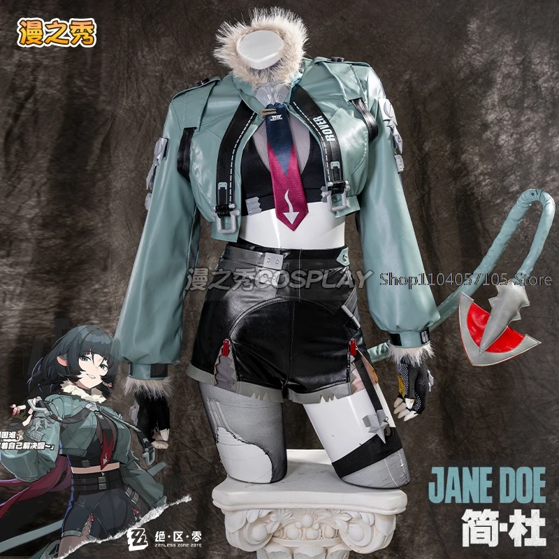 Zenless Zone Zero Cosplay Anime Jane Doe Sexy Figuren Kostuums Dames Dames Volwassen Vrouw Vermomming Halloween Kostuum Nieuw Pak