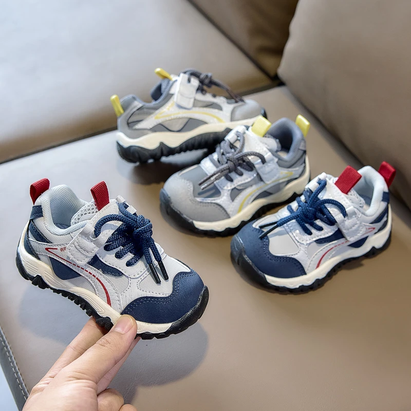 Boys Girls Sneakers Soft Bottom Kids Running Shoes Non-slip Trendy 2026 New Fashion Students Basketball Shoes Comfortable