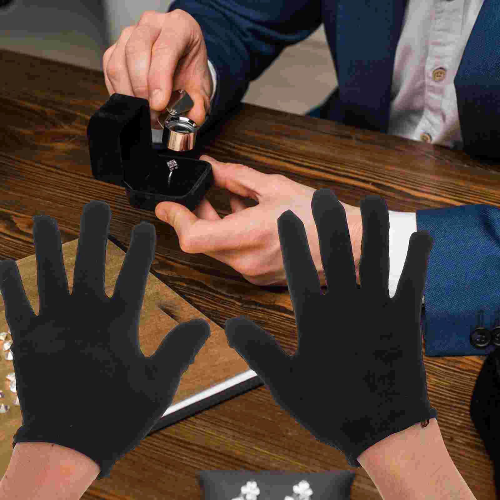 

6 Pairs LED Industrial Gloves Men and Women Heated Polyester Costume