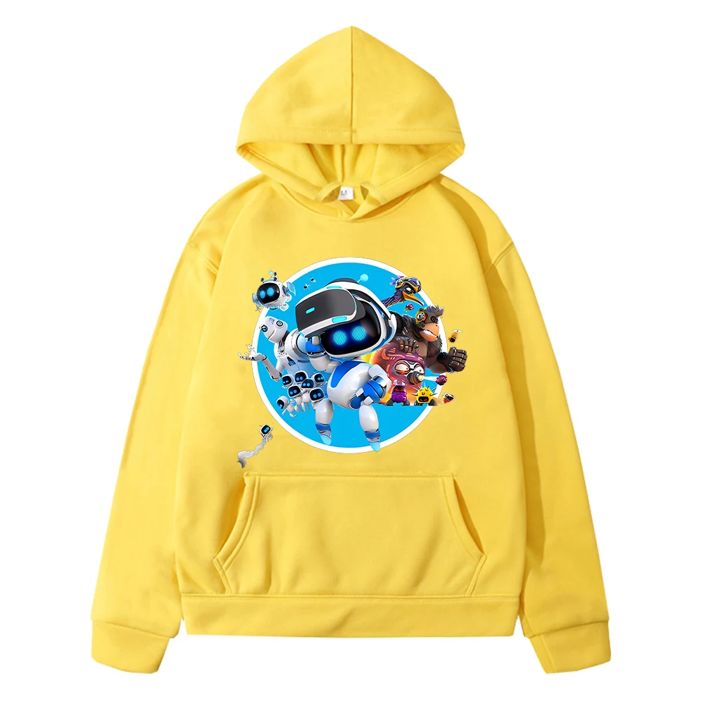 

Game Astro Bot anime hoodie Fleece Sweatshirt y2k sudadera boys Cartoon hoodies Autumn winter jacket Pullover kids clothes girls