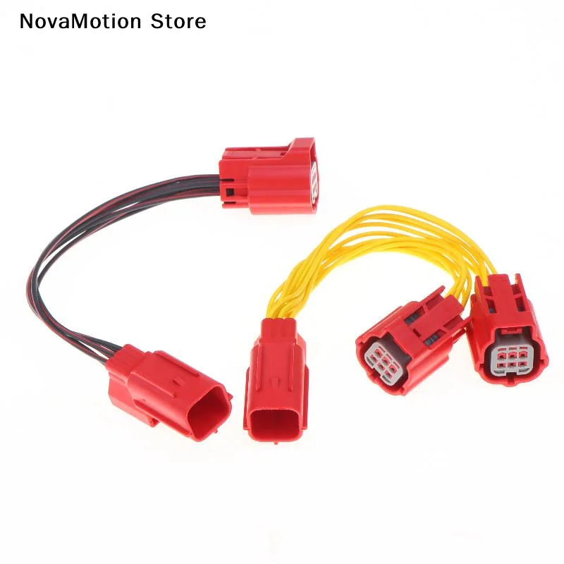 [NM]1/2Pcs Suitable For Haojue Electronic Fuel Injection Motorcycle OBD Diagnostic Testing Famle/Male Plug DJ7065Y-0.6-11/21[NM]