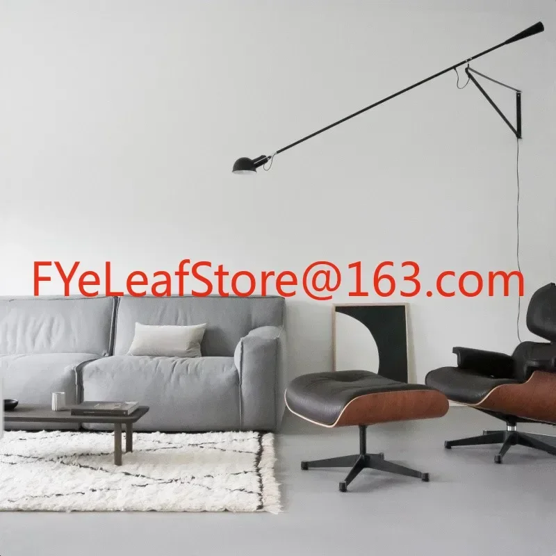 Customized Italian Flos 265 long arm wall lamp designer Nordic industrial wind rocker long pole minimalist art reading lamp