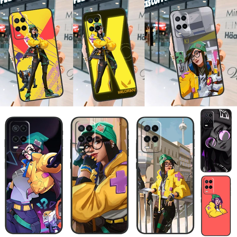 Valorant Killjoy For OPPO A74 A54 A94 A5 A9 A31 A53 A15 A16 A17 A57 A77 A57s A52 A72 A91 A93 A76 A96 Case