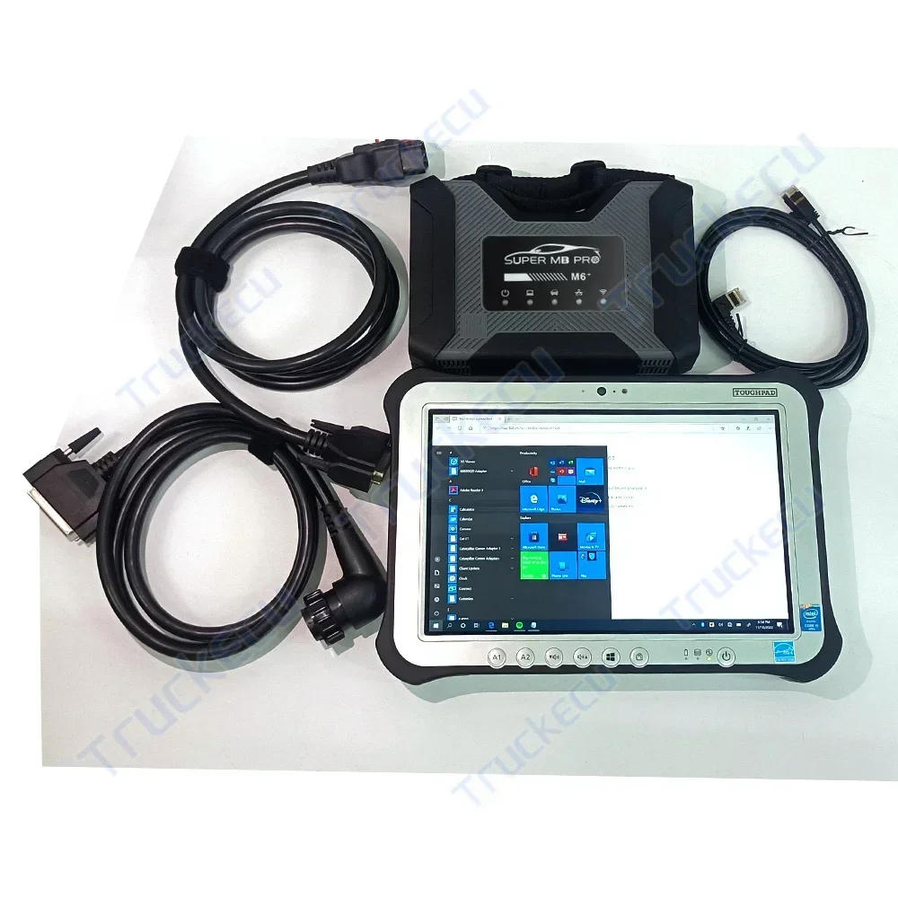 DoIP Wifi M6 Super MB Pro M6 Wireless for Benz Star Diagnosis Tool PK MB Star C4 C5 C6 Multiplexer+Fz-g1 Tablet Ready To Use