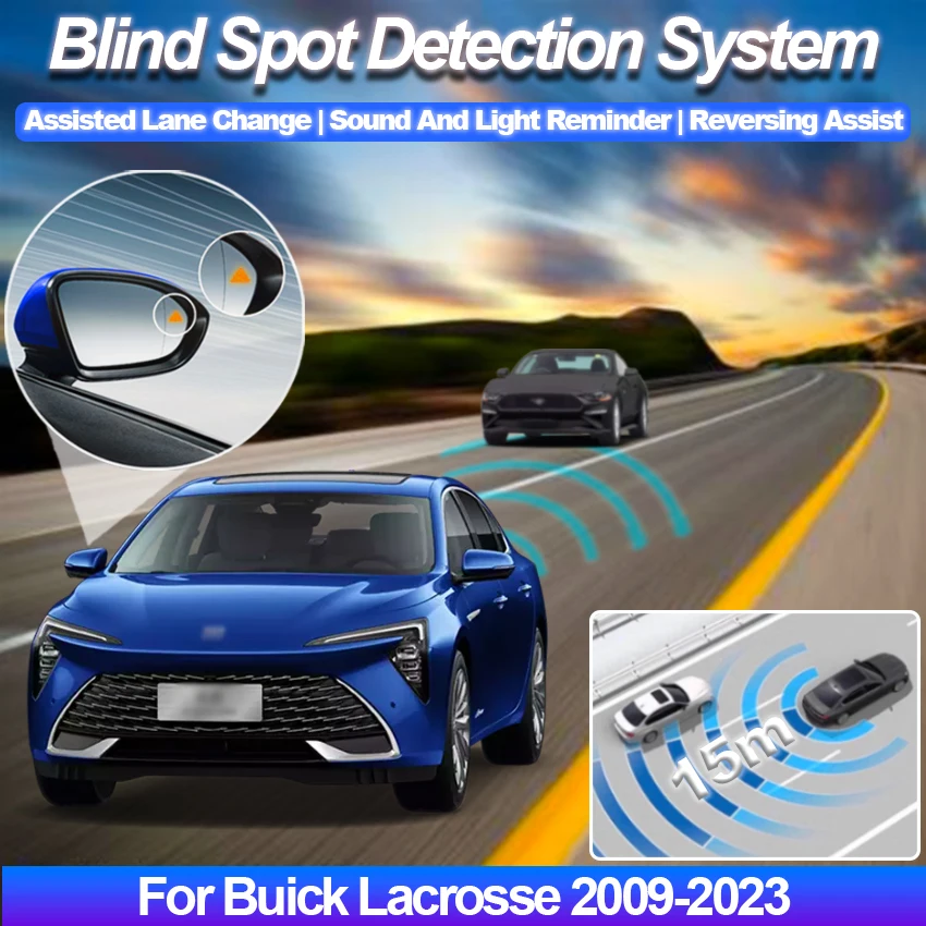 Car Blind Spot Detection System BSD BSA BSM Car Sensors Drive Rear Mirror Monitoring For Buick Lacrosse 2009-2023