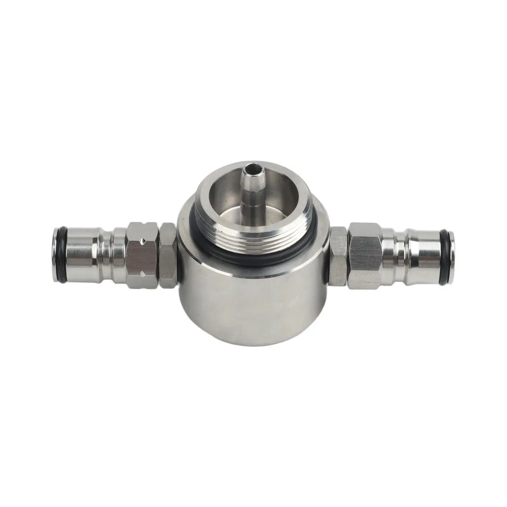 For Home Bar Tapping Slim Dual-Ball Lock Leak-proof Beer Dispenser Homebrew Keg Connector 45PSI Pressure Rating
