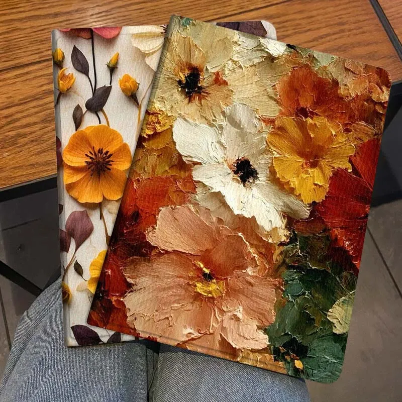 

Flowers Art Popular Design For Honor Pad 8 V8 9 GT MagicPad 13 3 2 Tab MatePad Pro Air 12 X 12.6 Foldable Tablet Case Gift