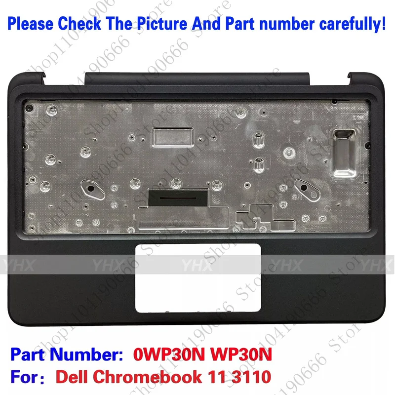 

Notebook computer components New For Dell Chromebook 11 3110 Upper Case Palmrest KB Bezel Cover 0WP30N WP30N.