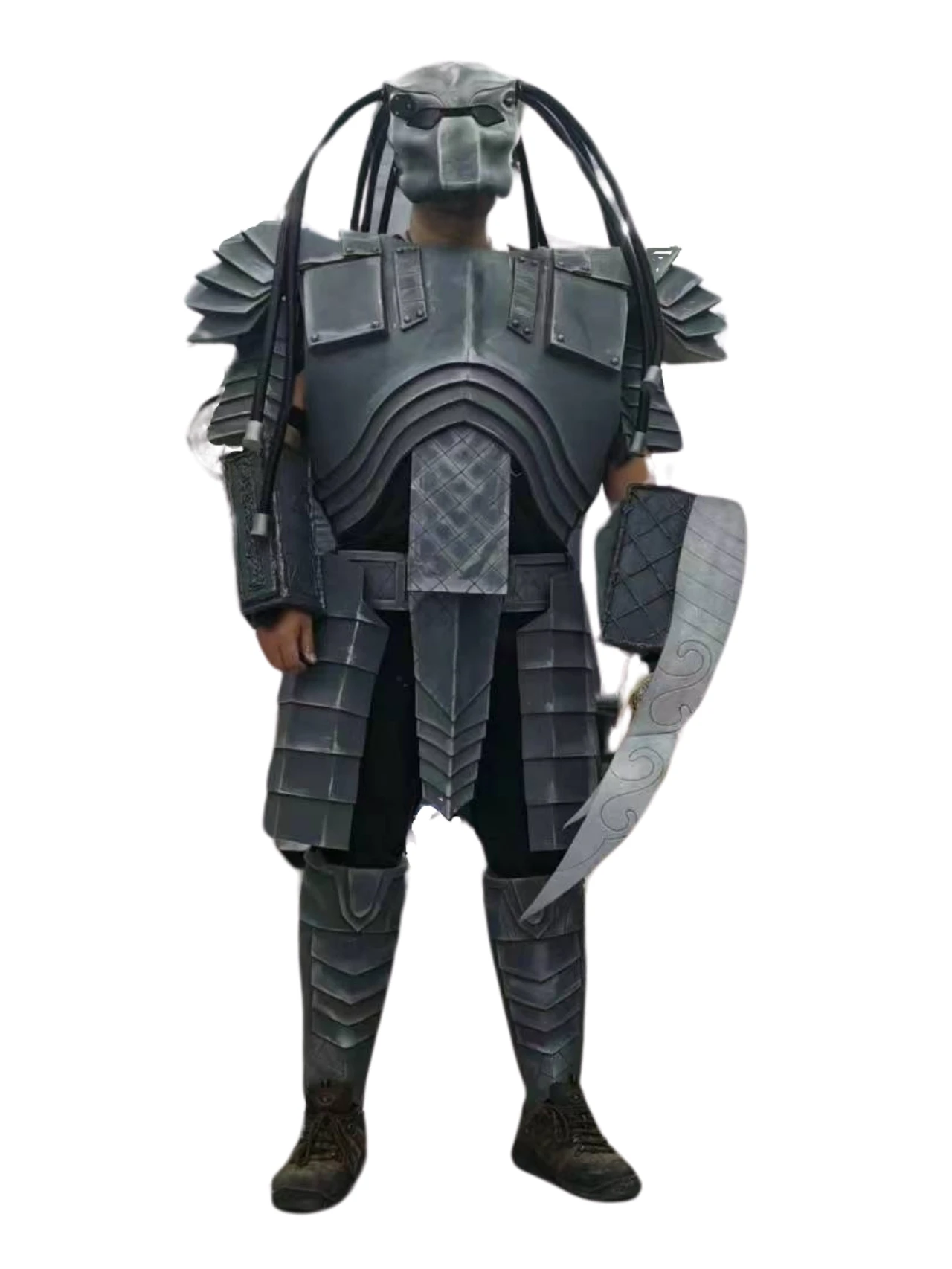 Jagged Warrior Armor Cosplay Halloween Alien Predator Costume Demon Slayer Cosplay Costumes