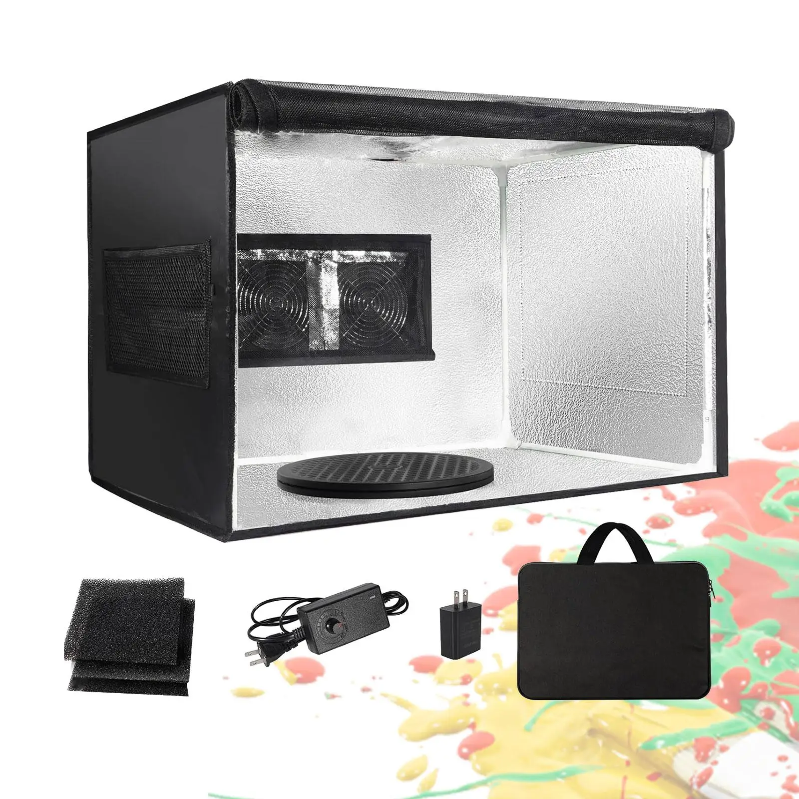 Water Resistant Hobby Paint Booth Portable Foldable Oxford Tent Modular Airbrushing Room for Crafts