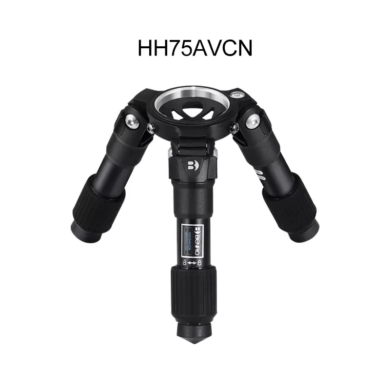 Benro HH75AV Auminium Video Tripod Cinematic Camera Stand Without Head 75mm Ball Bowl 2 Section Max Loading 75KG