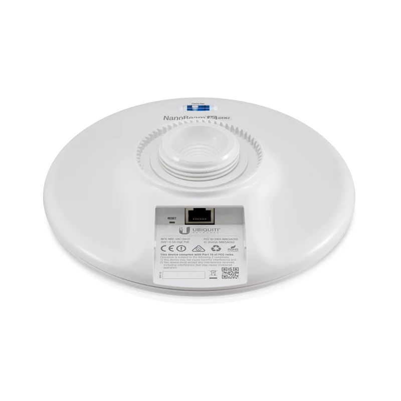 Ubiquiti-NanoBeam de 5GHz, punto a punto para puente inalámbrico de 10KM, AC GEN2, AirMAX de alto rendimiento, solo 1 unidad, NBE-5AC-GEN2