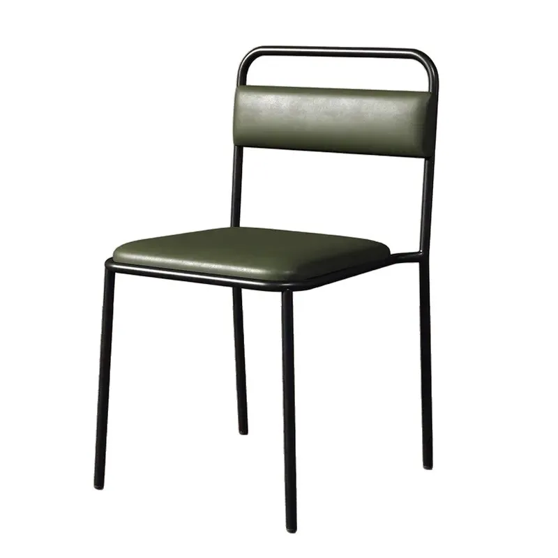 

modern simple industrial style milk tea shop table and chair wrought iron dining chair cafe restaurant chair
