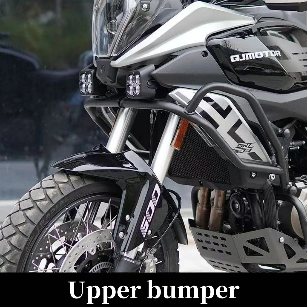 Acessórios para motocicleta, barras de colisão para proteção de motor usadas para transmissão automática para qjmotor srt600 xiao600 srt600gs