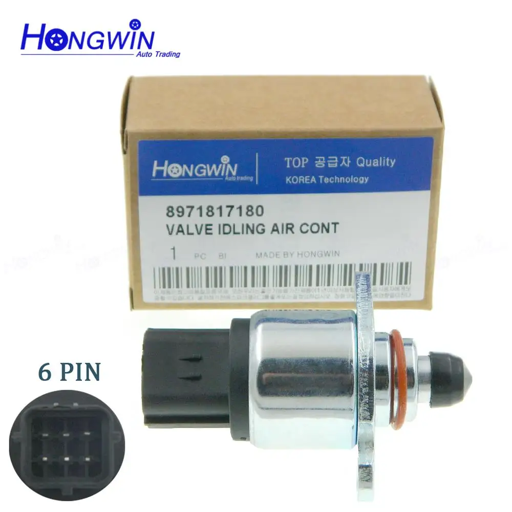 8- 97181718 -0 Válvula de control de aire inactivo IAC para Holden RODEO RA 3,5 6VE1 compatible con Mitsubishi Eclipse Chrysler Dodge Isuzu 8971817180