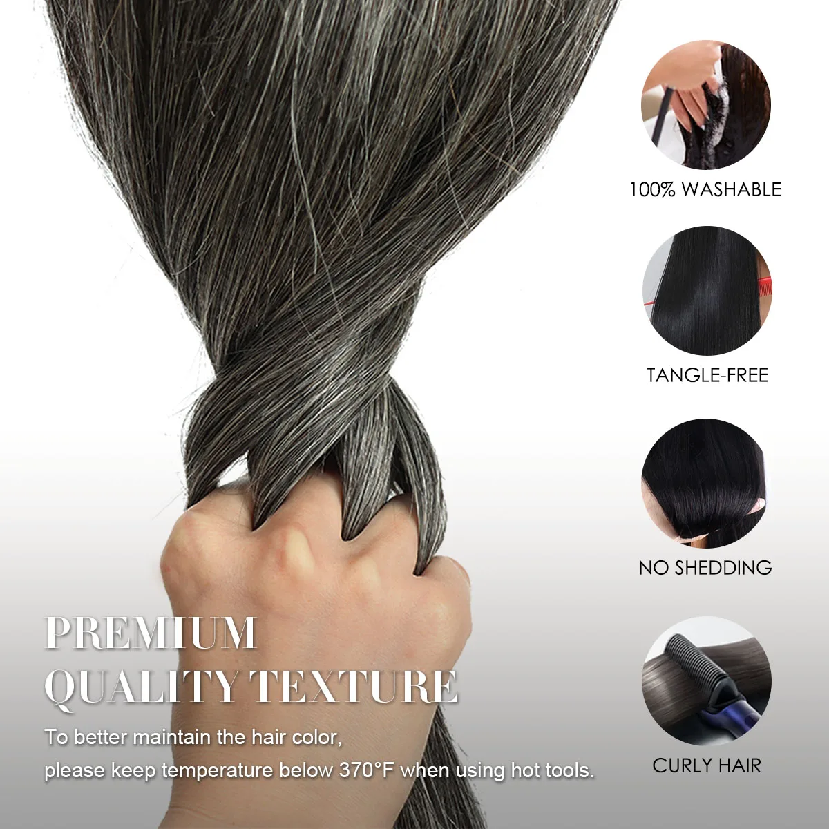 200% ريمي الملح والفلفل 13x6 HD الدانتيل الباروكة الأمامية 30 32 بوصة الملونة العظام مستقيم الدانتيل الجبهة الباروكات 100 باروكة من شعر طبيعي للنساء #4