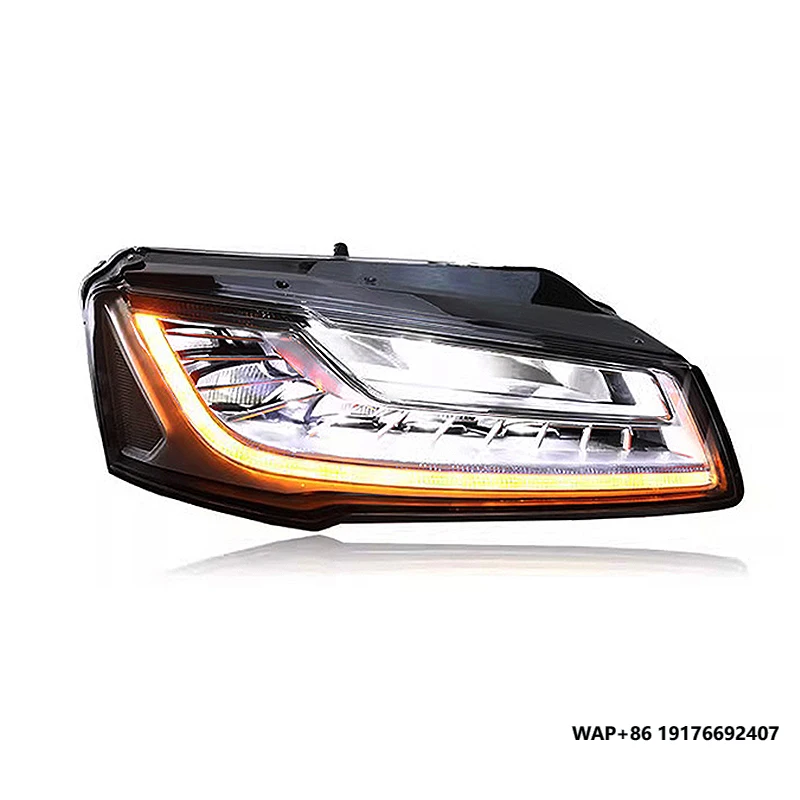 

LED Headlight DRL Dynamic Signal High Low Beam Accessories forAudi A8 2014-2017 A8L Car Head Lamp 12V 36W Power