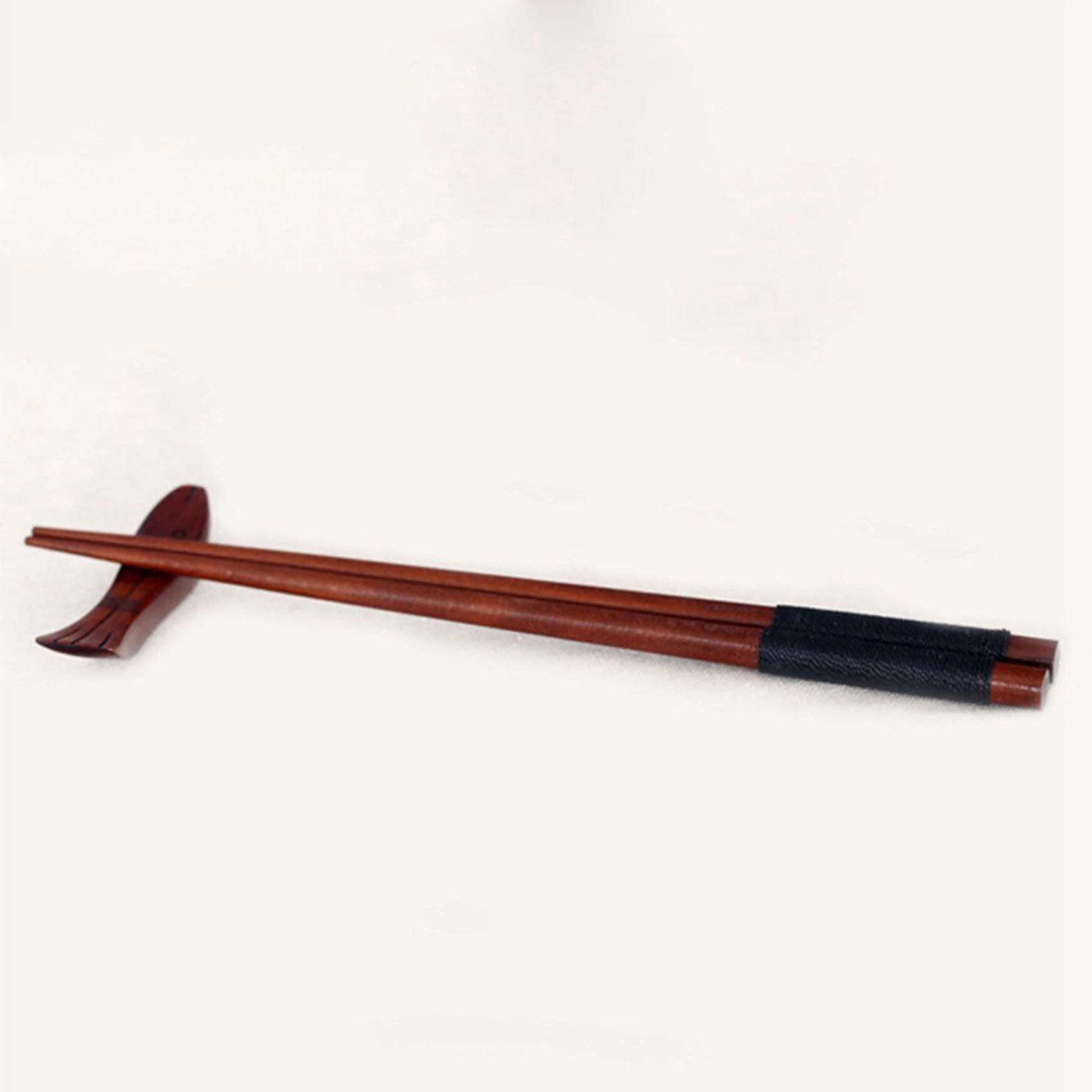 AA81-2 Pairs Japanese Natural Wood Chopsticks Value Pack Cooking Tableware Theaceae Black