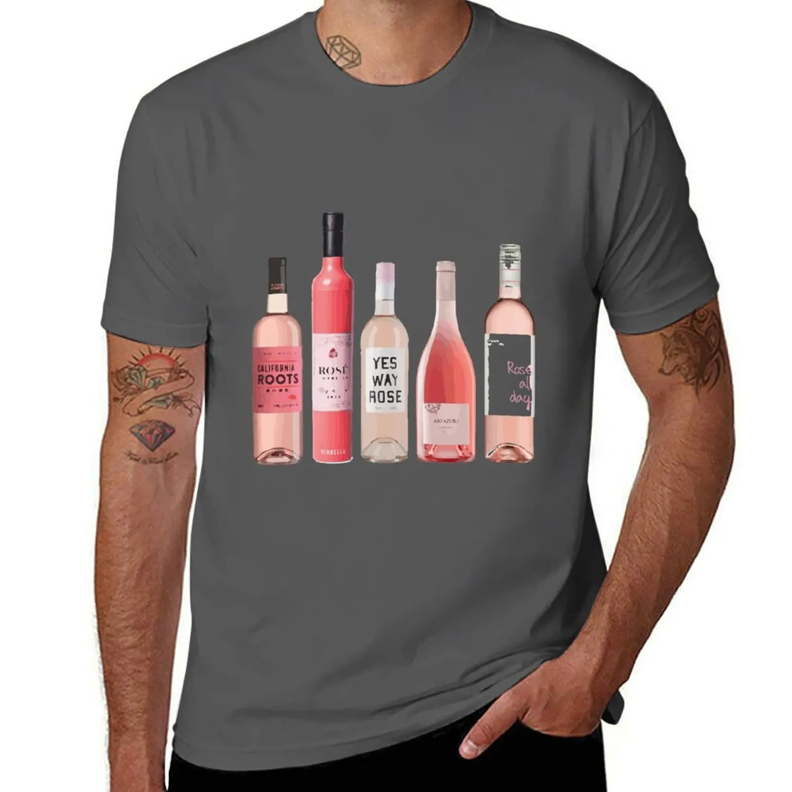 

Rosé T-Shirt High Elasticity Sports Tee Shirt