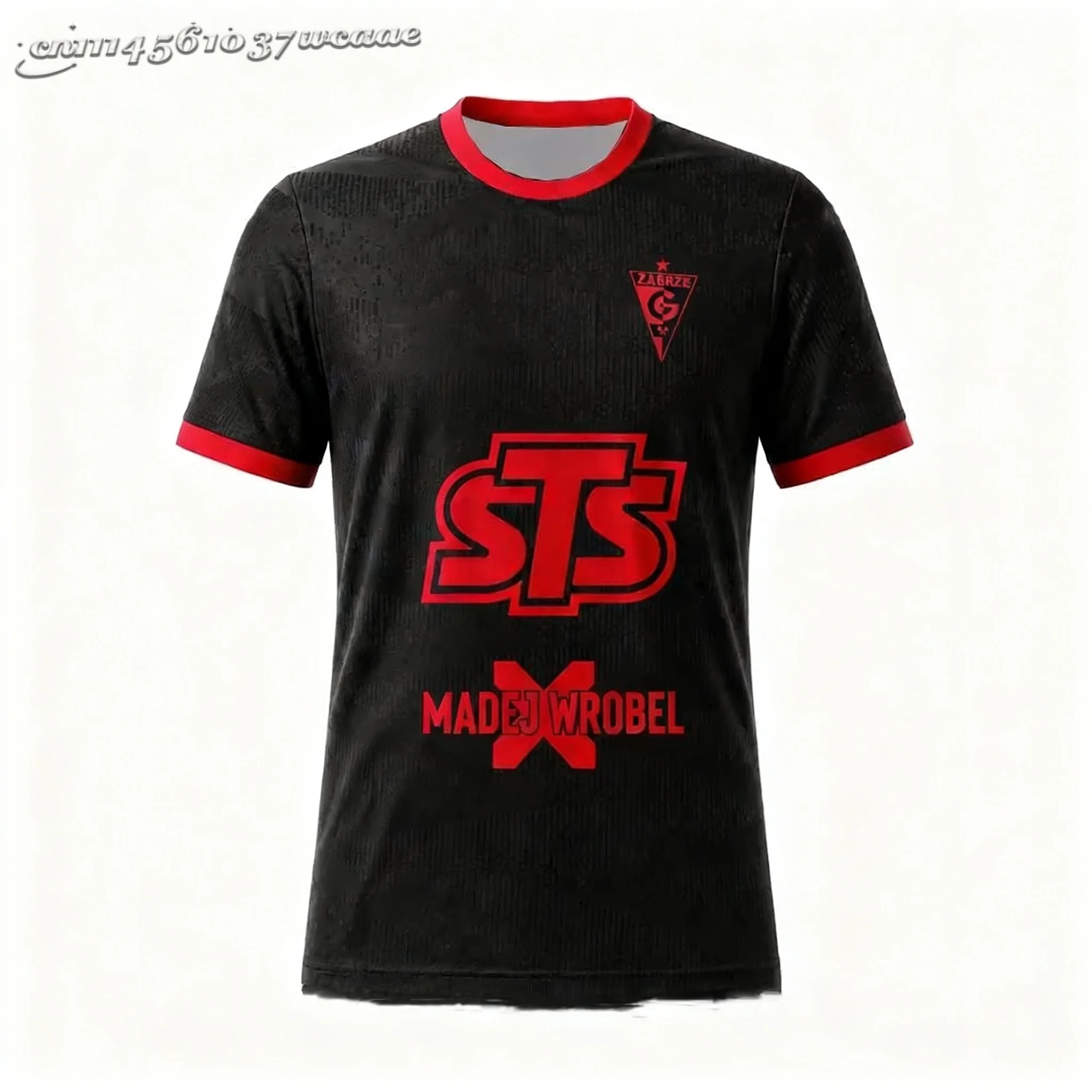 27/26 New Arrivals Górnik Zabrze Poland Jersey Quick-Dry Football Mens T-Shirt 3D Print KID Sports Family Fans Footy Jersey