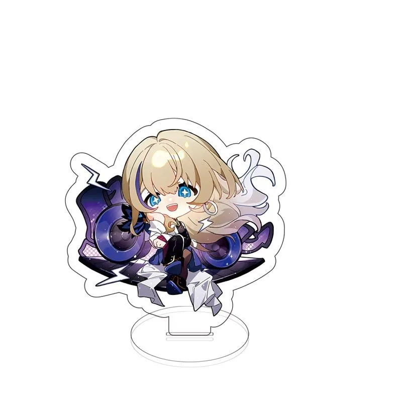 Acryl Schlüsselanhänger Jingliu HuoHuo Guinaifen Topas Figur Standplatte Spiel Schlüsselanhänger Cosplay Prop Zubehör Handgefertigter Schmuck 6CM – Detail 3
