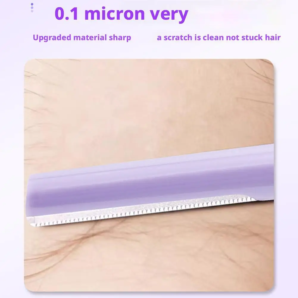 両端眉毛トリマー安全な眉毛シェイパーシェーバー保護カバー付き快適な毎回の使用女性のメイクアップツール