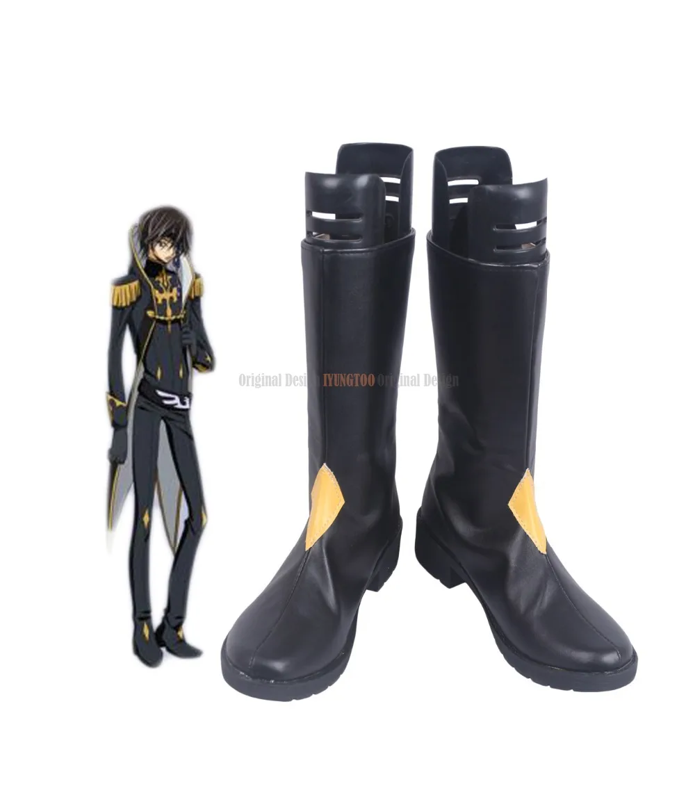 

Julius Kingsley Shoes Cosplay Code Geass Julius Kingsley Cosplay Boots Black Shoes Custom Made