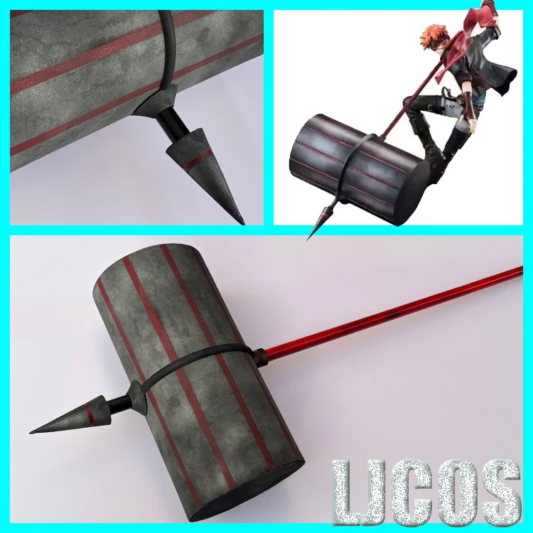

Lavi Prop D.Gray-man Red Hammer Prop Cosplay Replica Prop for Halloween Carnival Fancy Party Performance Show