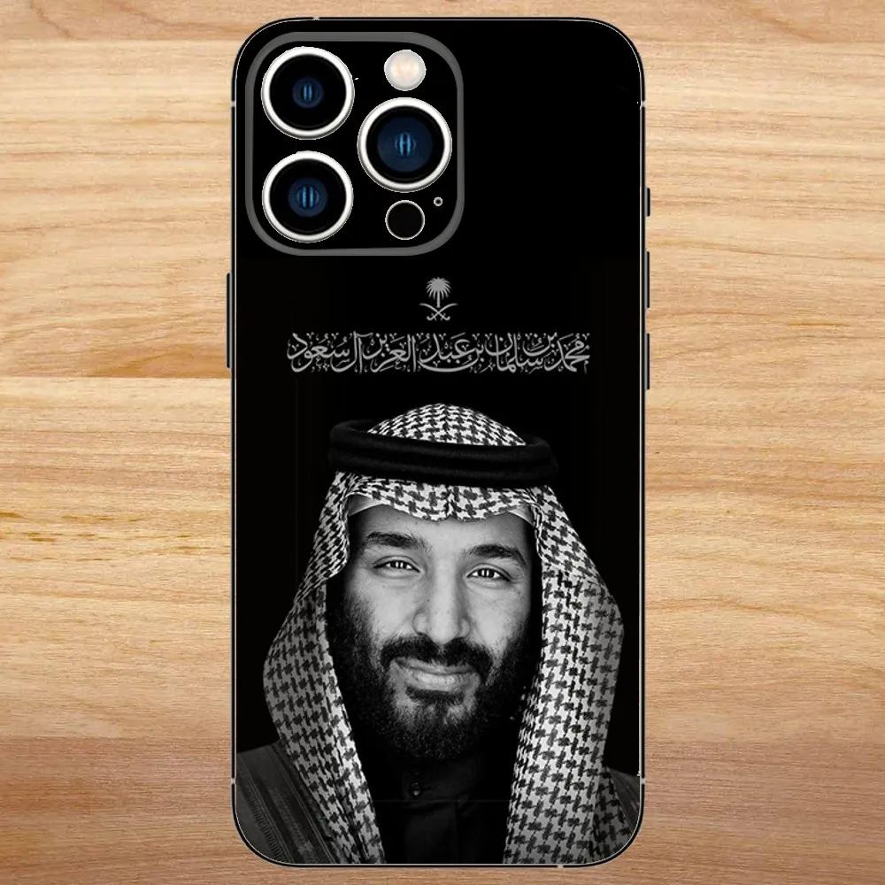 Salman of Saudi Arabia Phone Case For iPhone15,14,13,12,11,Pro,Max,Plus,Mini,X,XS,XR,8,7,6,S,Plus,SE Soft Black Case
