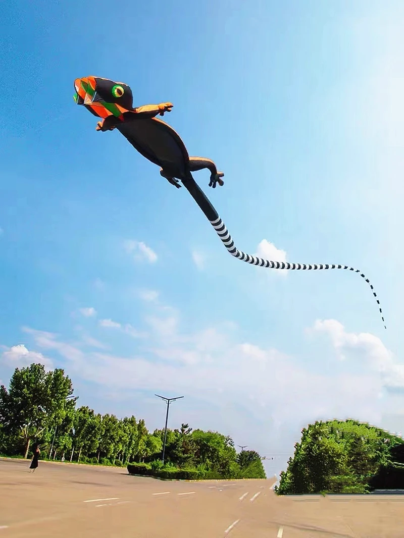 bezpłatna wysyłka 14-metrowy duży miękki latawiec latający sznurek cometas de viento parapente linha de pipa nadmuchiwane zabawki comet